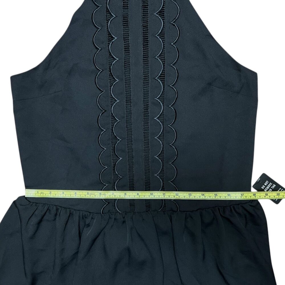 NWT - Express Black Lace Fit & Flare Sleeveless Dress Women’s Size M - MSRP $98 - Picture 7 of 10
